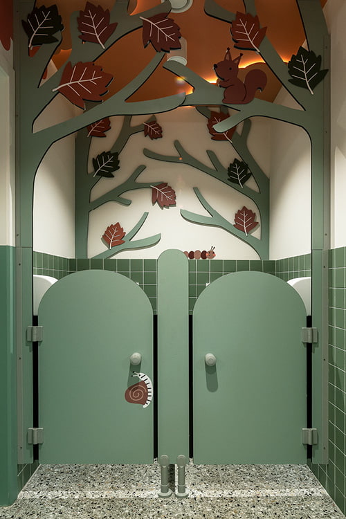 Decorative compac MDF - toilet doors